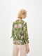 Блуза цвета хаки в цветочный принт | 5920788 | фото 3