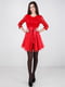 Платье А-силуэта красное | 5920292 | фото 2