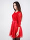 Платье А-силуэта красное | 5920292 | фото 3