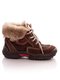Ботинки коричневые на шнуровке | 34855 | фото 2