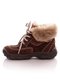 Ботинки коричневые на шнуровке | 34855 | фото 3