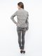 Жакет серый с вышивкой | 75021 | фото 2