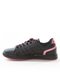 Туфли черные спортивные с серо-розовым декорированным принтом | 38940 | фото 3