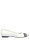 Туфлі білі з двоколірним оздобленням | 289558 | фото 2