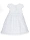 Платье белое комбинированное | 711738 | фото 2