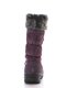 Сапоги бордово-фиолетовые на молнии и стилизованной кулиске | 206903 | фото 4